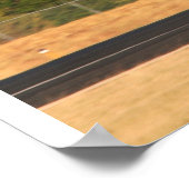 Poster Piste la plus courte au monde (Coin)