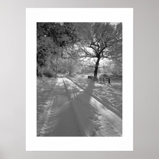 Poster Pistes dans la neige : Cheshire (Devant)
