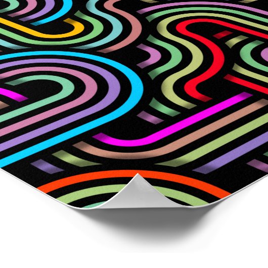 Poster Pistes Technicolor (Coin)