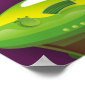 Poster pistolet à rayons sci fi (Coin)