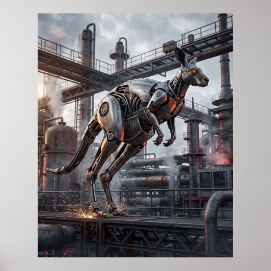 Poster Piston Kangaroo Leap (Devant)