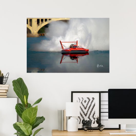 Poster "Piston Power" (Bureau à domicile)