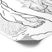 Poster Pitbull Chien Adult Coloration (Coin)