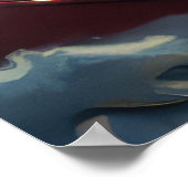 Poster Pitbull Chien Festif de Noël (Coin)