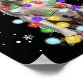 Poster Pitbull Chien Joyeux Dogmas Père Noël Pitbull Noël (Coin)