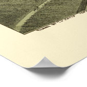 Poster Pitcairn, PA Carte panoramique - 1901 (Coin)