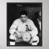 Poster Pitcher Bender Athletics Baseball 1910 (Devant)