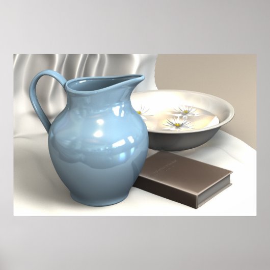 Poster Pitcher et bassin (Devant)