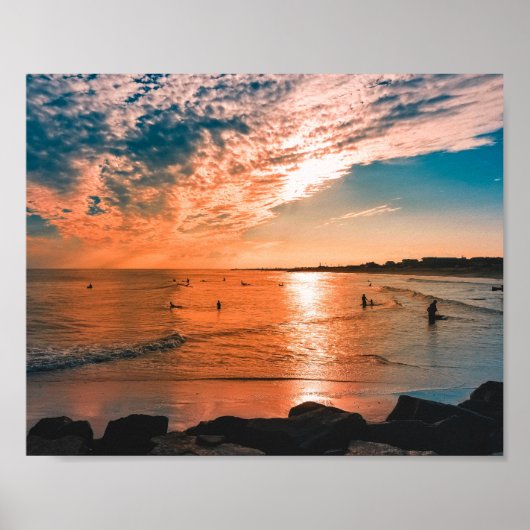 Poster Pittoresque Beach Art Ocean Images Photographie Co (Devant)