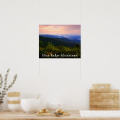 Poster Pittoresque Blue Ridge Mountains Paysage Photograp (Cuisine)