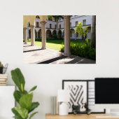 Poster pittoresque Courtyard (Bureau à domicile)