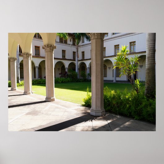 Poster pittoresque Courtyard (Devant)