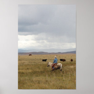 Poster pittoresque du Wyoming Ranch