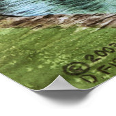 Poster Pittoresque Galway City Irlande Canal View (Coin)