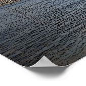 Poster pittoresque hawaïen de Waikiki Beach Oahu (Coin)