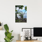 Poster pittoresque Hawaii Coast View (Bureau à domicile)