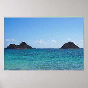 Poster pittoresque Hawaii Ocean View