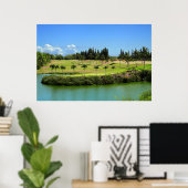 Poster pittoresque Hawaiian Golf Course (Bureau à domicile)