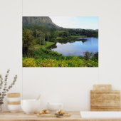 Poster pittoresque Hawaiian View (Cuisine)