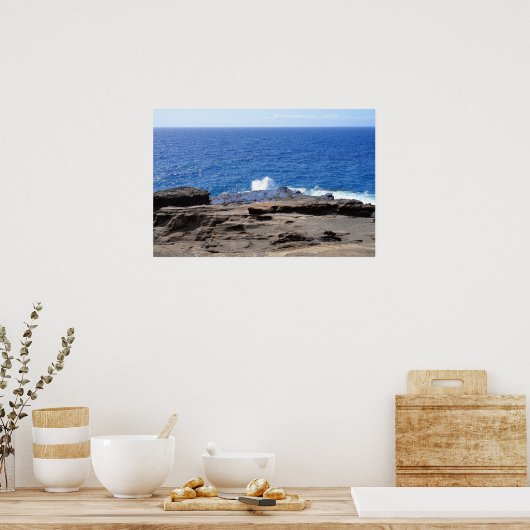 Poster pittoresque Ocean View (Cuisine)