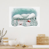 Poster Pittoresque Winter Wonderland (Cuisine)