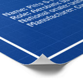 Poster Pitts S-1C - Plans de plan d'avion AD (Coin)