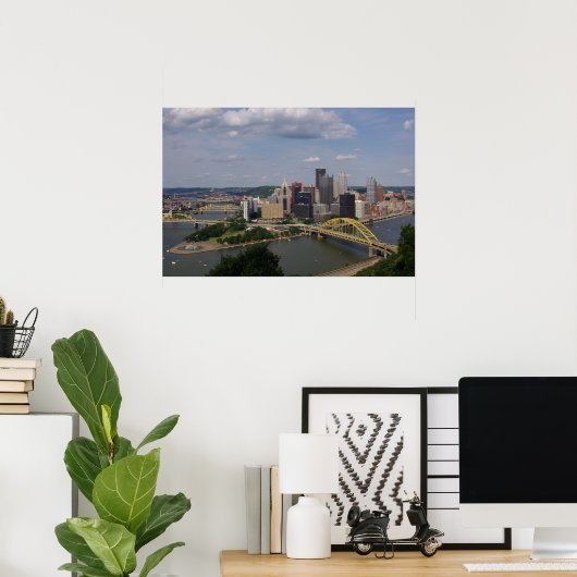 Poster Pittsburgh (Bureau à domicile)