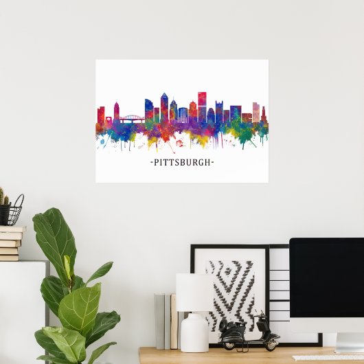 Poster Pittsburgh (Bureau à domicile)