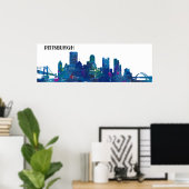 Poster Pittsburgh (Bureau à domicile)
