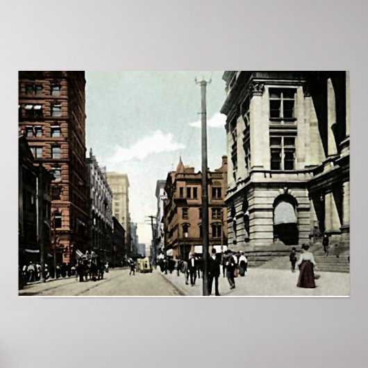 Poster Pittsburgh, Pennsylvanie (Devant)