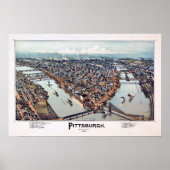 Poster Pittsburgh Pennsylvanie 1902 (Devant)