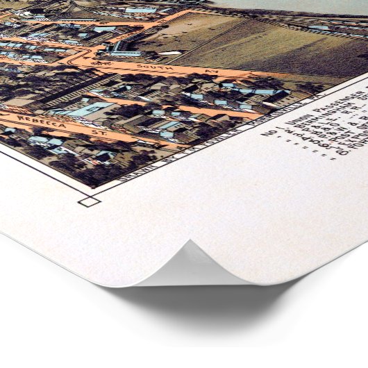 Poster Pittsburgh Pennsylvanie 1902 (Coin)