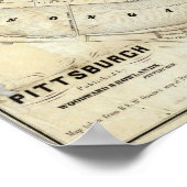 Poster Pittsburgh, Pennsylvanie 2 (Coin)