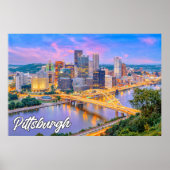 Poster Pittsburgh, Pennsylvanie, États-Unis (Devant)