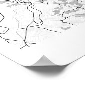 Poster Pittsburgh Pennsylvanie Moderne Minimale Simple Ca (Coin)