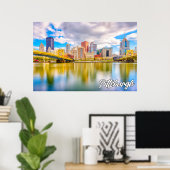 Poster Pittsburgh, Pennsylvanie, USA (Bureau à domicile)