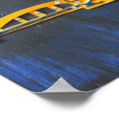 Poster Pittsburgh Skyline License Plate Art (Coin)