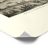 Poster Pittsfield, MA Carte panoramique - 1899 (Coin)