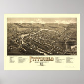 Poster Pittsfield, NH Panoramic Map - 1884 (Devant)