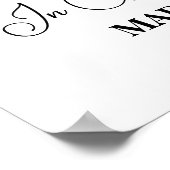 Poster Pivoines Élégantes Photo avec Cadre en Or Funérail (Coin)