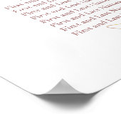 Poster PixDezines Blushing Romance Flowers, Siège (Coin)