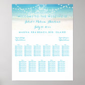 Poster PixDezines Chandelier/Plage/Plage/Plage (Devant)