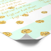 Poster PixDezines do-it-yourself couleur/rayures dorures  (Coin)