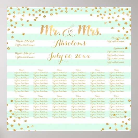 Poster PixDezines do-it-yourself couleur/rayures dorures  (Devant)