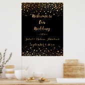 Poster PixDezines ébloui/faux or/spectres/réception do-it (Cuisine)