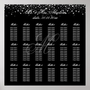 Poster PixDezines éblouis spectres en argent/tableau de s