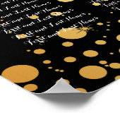 Poster PixDezines éblouis/spectres or/carte de sièges (Coin)