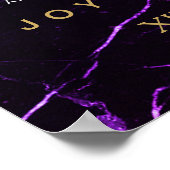 Poster PixDezines Faux Gold/MARBLE #CÉRÉMONIE NON PLUGGED (Coin)