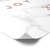 Poster PixDezines FAUX OR ROSE CALLIGRAPHIE/BIENvenue (Coin)