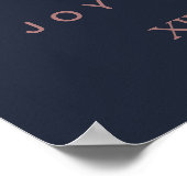 Poster PixDezines FAUX ROSE GOLD CALLIGRAPHY/WELCOME (Coin)